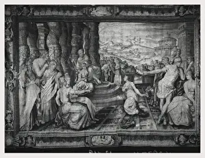 Ancient Greek Gods Artwork Drucke: Diana imploring Jupiter Zeus