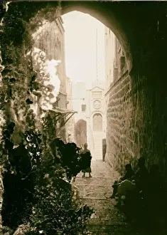 Jerusalem Israel Landmarks Drucke: Via Dolorosa St. Stephen Gate Eighth Station