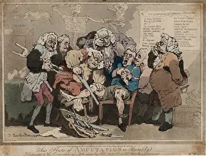 Drucke von Zeichnungen und Drucke, Druck, Amputation, Künstler, Verleger, Thomas Rowlandson, William Hinton Thomas Rowlandson Drucke: Zeichnungen Drucke, Druck, Amputation