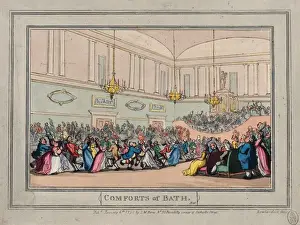 Drawings Prints Drucke: Drawings Prints, Print, Comforts Bath, Plate 10, Artist, Publisher, Thomas Rowlandson