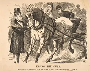 Sir John Tenniel Artwork Drucke: Drawings Prints, Print, Easing Curb, Punch, 45474, 1869, Artist, Subject, Sir John Tenniel