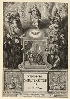 Drawings Prints Drucke: Drawings Prints, Print, Frontispiece, Vindicae, Predestinationis, et, Gratiae, Artist