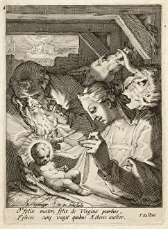 Zeichnungen Drucke, Druck, Nativity, Künstler, Pieter de Jode I Bartholomeus Spranger