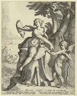Netherlandish Art History Drucke: Drawings Prints, Print, Venus, Commanding, Cupid, Shoot, Arrow, Pluto, Publisher