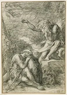 Salvator Rosa Artwork Drucke: The Dream of Aeneas