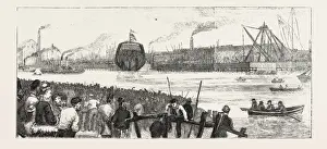 British Shipbuilding History Drucke: Elder and Co.s Ship-Building Yard, Glasgow, November 4Th, 1876, Engraving 1876