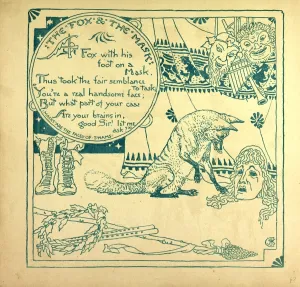 Arts And Crafts Illustrations Drucke: The Fox and the Mask