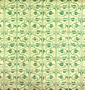 Arts And Crafts Illustrations Drucke: Green Pattern