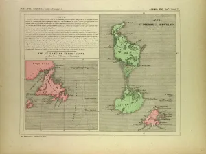 Engraved Historical Maps Drucke: Map of Terra Nova