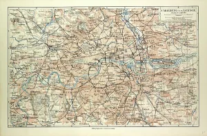 Alter Karte von London