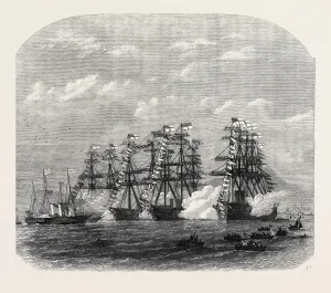 Vintage Sailboat Illustration Drucke: Source Size = 3884 x 3367
