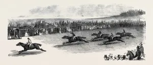Newmarket Horse Racing Drucke: Source Size = 3924 x 1633