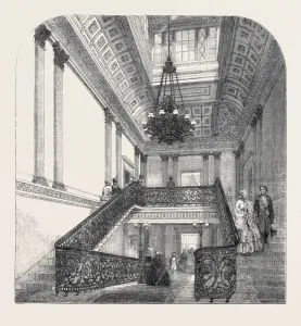 Victorian Staircase Design Drucke: Source Size = 3924 x 4177