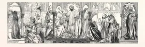 Parable Of The Ten Virgins Drucke: Source Size = 4973 x 1589