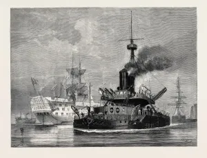 Vintage Navy Ships Drucke: Source Size = 5031 x 3790