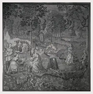 Orpheus And Eurydice Story Drucke: Eurydice bitten snake