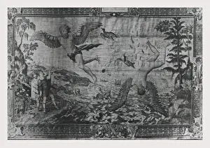 Greek Mythological Paintings Drucke: Fall Icarus