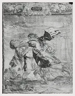 Monochromatic Artwork Drucke: Fratricide
