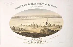 Desert Landscapes Africa Drucke: Frontispiece Paralleles des edifices anciens