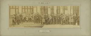Albumen Silver Print Collection Drucke: Garde Nationale 188e Bataillon Commandant Crave