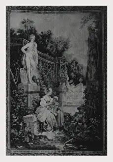 Idyllic Garden Scene Drucke: Gardener