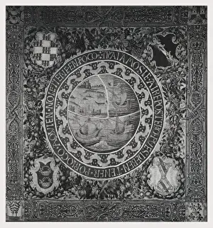 Welt auf Medaillon