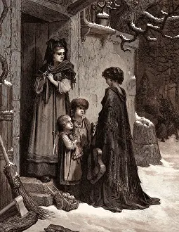 Die Grille und der Ameisenkönig von Gustave Doré