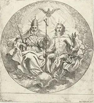 Holy Trinity Art Drucke: Holy Trinity, print maker: Remoldus Eynhoudts, Cornelis Schut I, c. 1626 - c. 1680