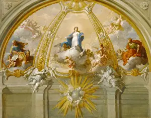 18th Century Italian Art Drucke: Immaculate Conception