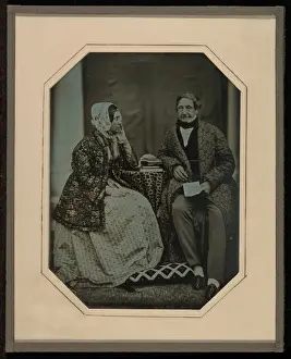 Gerahmter Druck : Jean-Gabriel Eynard und Anna Eynard Gerahmter Druck : Jean-Gabriel Eynard und Anna Eynard