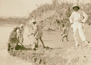 Vintage River Scene Drucke: Jordan River 1925