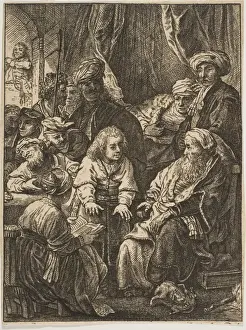 Rembrandt Etchings Drucke: Joseph Telling Dreams reverse copy n. d Etching