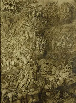 Last Judgment Artwork Drucke: Last Judgment, Anonymous, 1600 - 1649