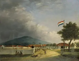 Dutch Colonial Architecture Drucke: Kedawong Sugar Factory Pasuruan Java View complex