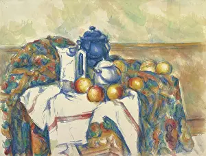 Paul Cezanne Still Life Drucke: Still Life with Blue Pot
