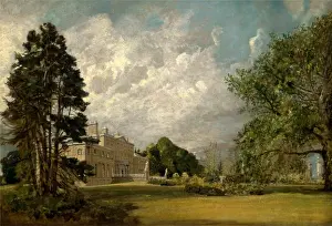 Cloudy Day Scenery Drucke: Malvern Hall, Warwickshire, John Constable, 1776-1837, British