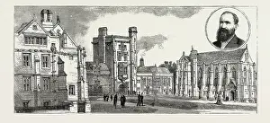 Mansfeld-Kolleg, das neue Nichtkonfessionelle Kolleg in Oxford (Uk), 1889. Turm des Colleges