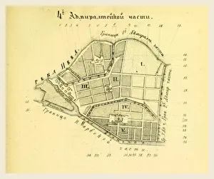 Rare 19th Century Maps Drucke: Map, 19th century engraving