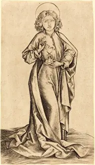 Saint John The Evangelist Art Drucke: Master i. e. (German, active c. 1480-1500), Saint John the Evangelist, c. 1480-1490