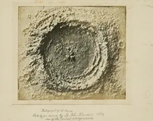 Lunar Surface Photography Drucke: Moon Crater