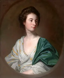 18th Century American Art Drucke: Mrs. Robert Hyde Signed and dated, upper left: J. S. Copley Pinx | 1778