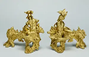 Paar von Feuerhunden