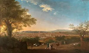 Ein Panoramabild von Florenz aus Bellosguardo Italien Firenze Unterschrieben und datiert: [?Patch?]