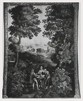 Black And White Vintage Illustration Drucke: Peddler