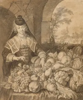 German Baroque Art Drucke: Personification of September