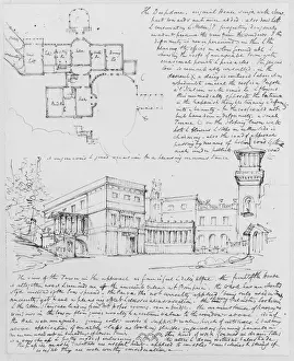 Perspektivansichtsplan Deepdene Surrey UK Charles Robert