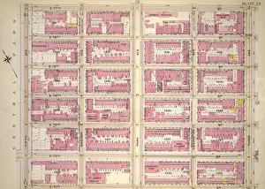 Vintage American Maps Drucke: Plate 24, Part of Section 5: Bounded by E. 77th Street, Third Avenue, E. 71st Street