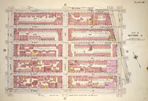 Platte 30, Teil der Abteilung IV: Begrenzt durch W. Broadway (47ter Straße), Siebte Avenue und Westliche Champs-Élysées (42ster Straße)