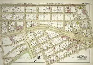 Platte 45, Teil der Abschnittsnummer 11 des Bezirks Bronx. Begrenzt von Jeremiahstraße und Mount Vernon Place