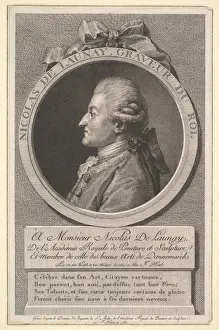 Porträt Nicolas de Launay 1802 Radierung zweite Zustand.